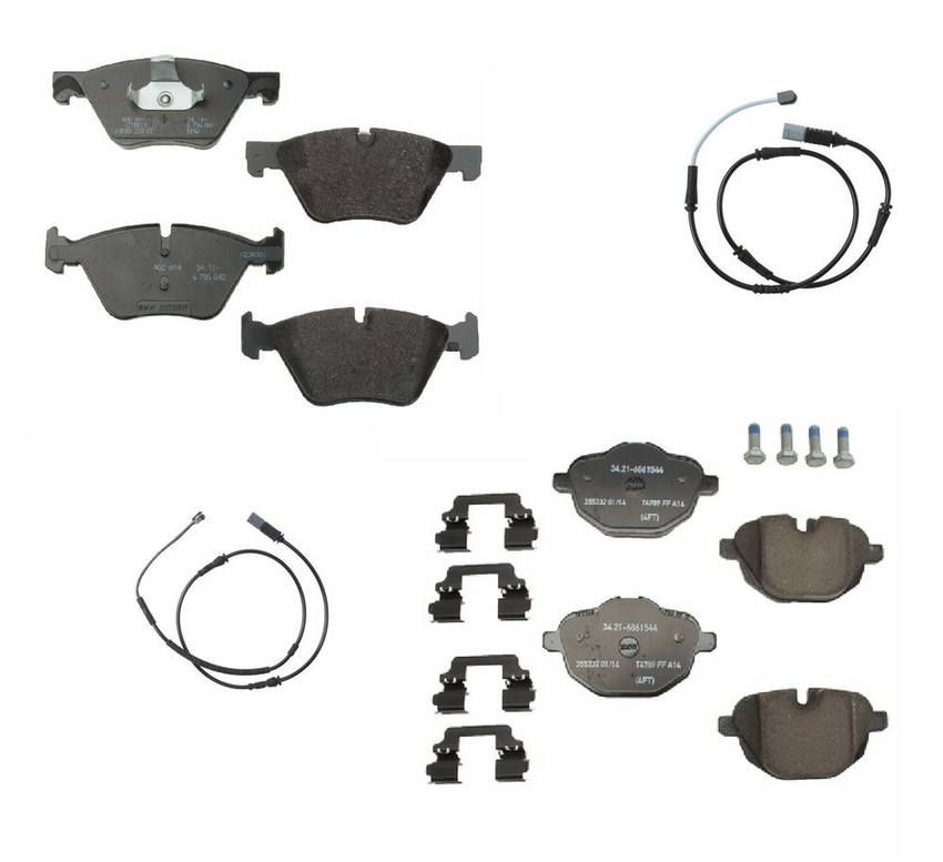 BMW Disc Brakes Kit - Pads Front and Rear